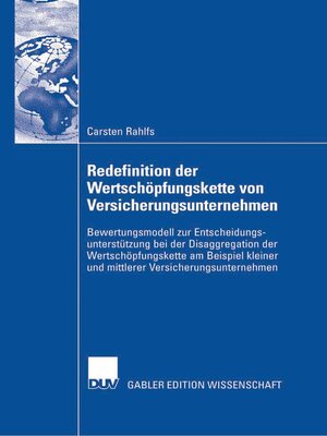 cover image of Redefinition der Wertschöpfungskette von Versicherungsunternehmen